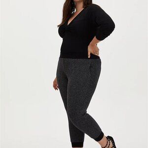 Torrid  Relaxed Fit Jogger Black Shimmer Size 3